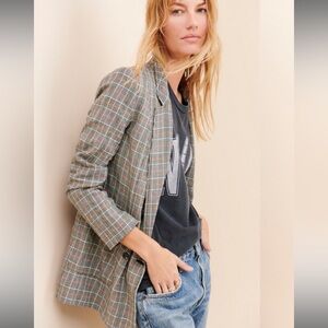 Anthropologie Maeve Lilith Relaxed Blazer 00/XXS